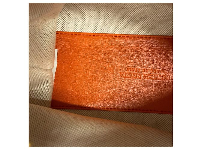 Borsa Bottega Veneta Loop in pelle e rafia Marrone - vista 9