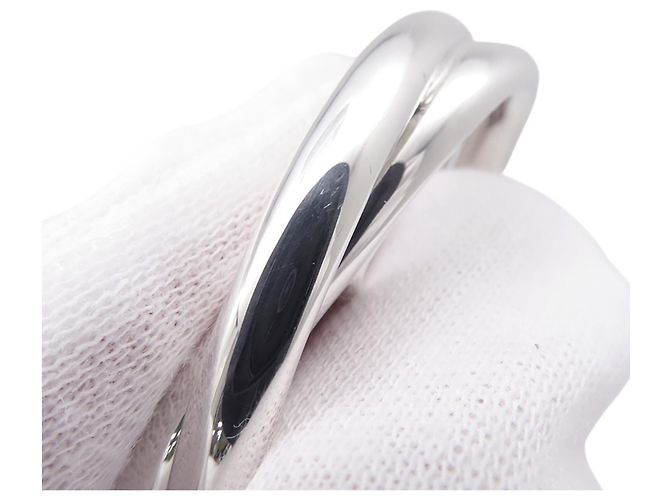 Hermès Hermes Chaine d'Ancre Punk Double Ring Silber - Ansicht 4