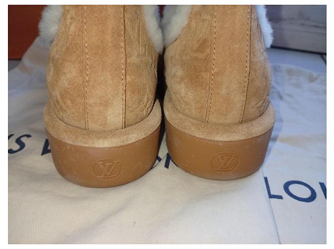 Botines Louis Vuitton Camello - vista 6