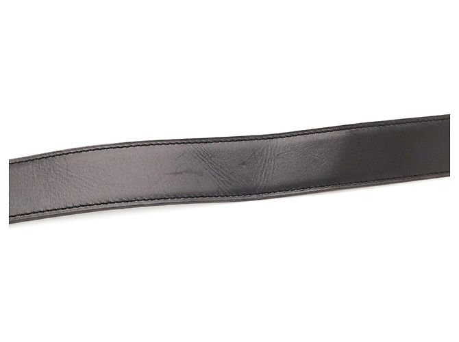 Hermès Hermes H O Carre Gürtel Doppelseitig Wendbar Braun Schwarz - Ansicht 5