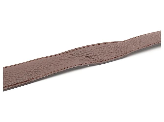 Hermès Hermes H O Carre Gürtel Doppelseitig Wendbar Braun Schwarz - Ansicht 6
