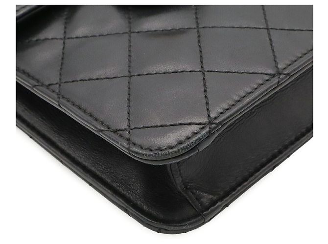 Borsa a tracolla Pochette Chanel Matelassé Coco Mark Chain Nero - vista 4