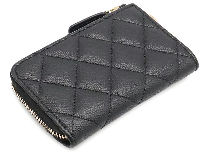 Monedero Chanel Matelassé Negro - vista 3