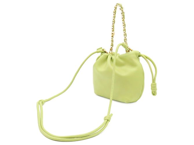 Borsa a tracolla Mini LOEWE Flamenco Verde chiaro - vista 3