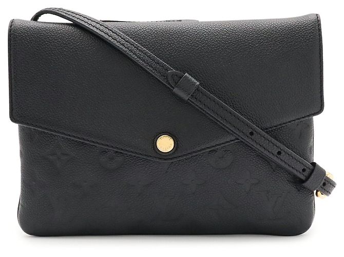 Borsa a tracolla Louis Vuitton Monogram Empreinte Twice Nero - vista 2
