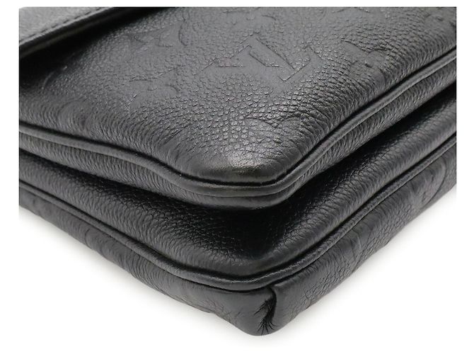 Borsa a tracolla Louis Vuitton Monogram Empreinte Twice Nero - vista 4