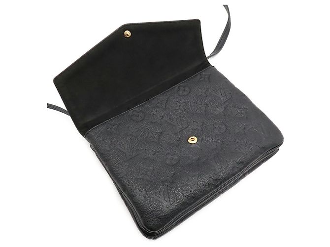 Borsa a tracolla Louis Vuitton Monogram Empreinte Twice Nero - vista 8