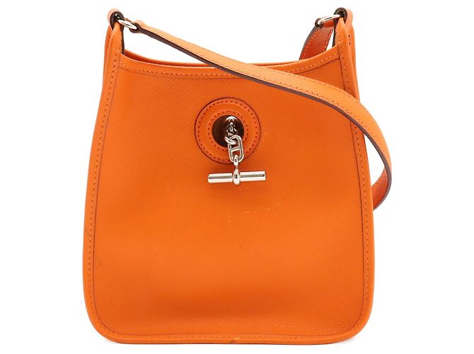 Hermès Borsa a tracolla Hermes Vespa TPM Arancione - vista 2