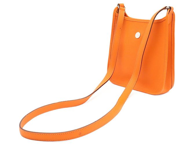 Hermès Borsa a tracolla Hermes Vespa TPM Arancione - vista 3