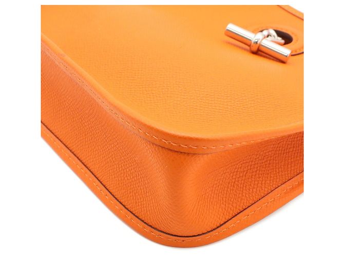 Hermès Borsa a tracolla Hermes Vespa TPM Arancione - vista 4