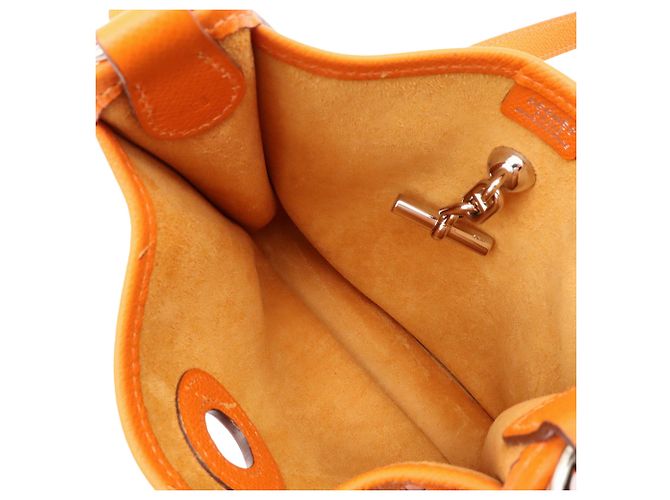 Hermès Borsa a tracolla Hermes Vespa TPM Arancione - vista 9