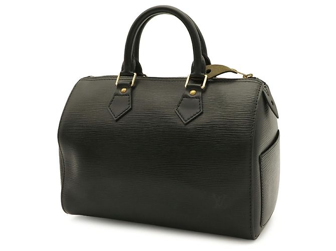 Borsa Louis Vuitton Epi Speedy 25 Nero - vista 3