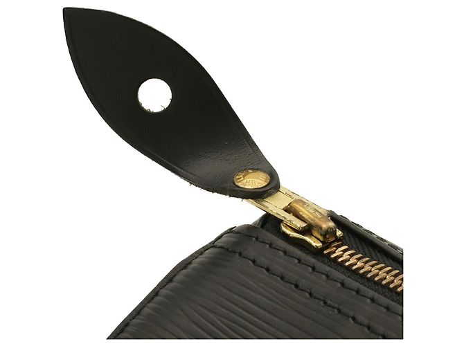 Borsa Louis Vuitton Epi Speedy 25 Nero - vista 5