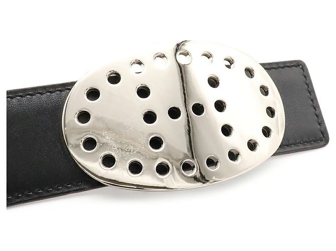 Hermès Hermes Evelyne Wendelgürtel Braun Schwarz - Ansicht 4