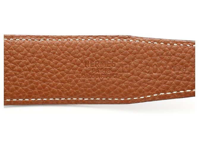 Hermès Hermes Evelyne Wendelgürtel Braun Schwarz - Ansicht 9