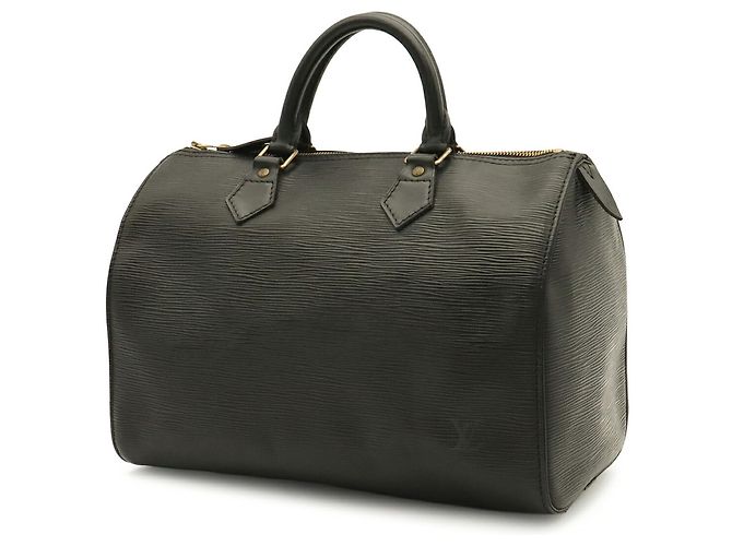 Louis Vuitton Epi Speedy 30 Handtasche Schwarz - Ansicht 3