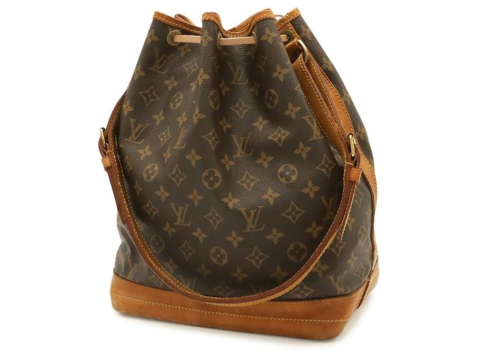 Borsa a tracolla Louis Vuitton Monogram Noe Marrone - vista 3