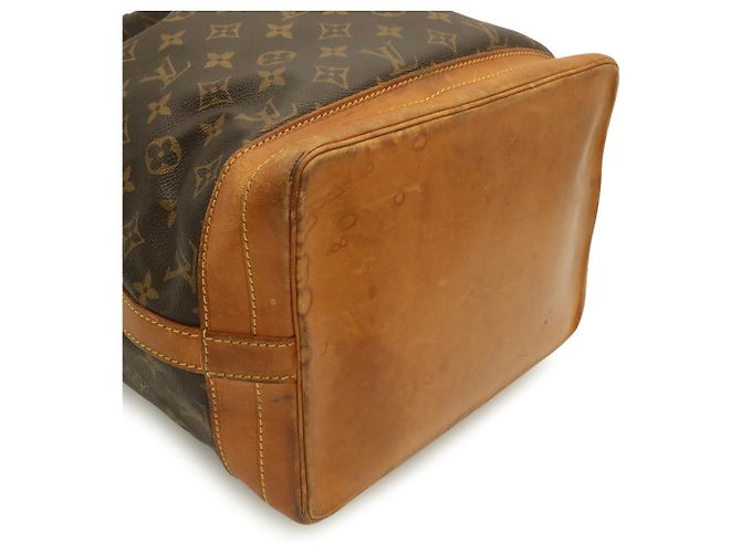 Borsa a tracolla Louis Vuitton Monogram Noe Marrone - vista 4