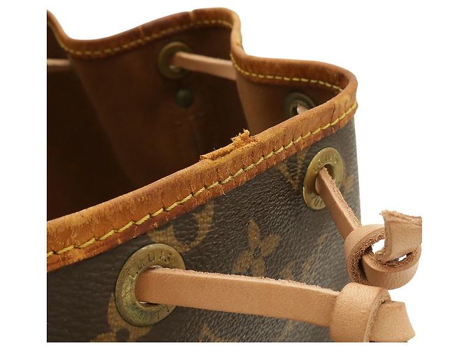 Borsa a tracolla Louis Vuitton Monogram Noe Marrone - vista 5