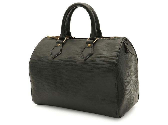 Borsa Louis Vuitton Epi Speedy 25 Nero - vista 3