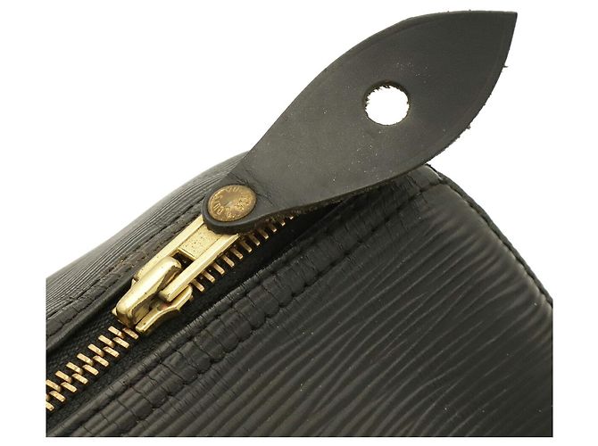 Borsa Louis Vuitton Epi Speedy 25 Nero - vista 6