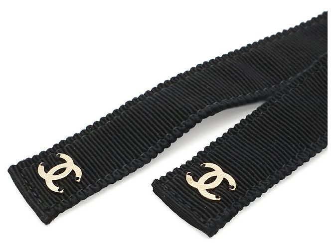 Cinturón de cadena CHANEL Coco Mark Negro - vista 3
