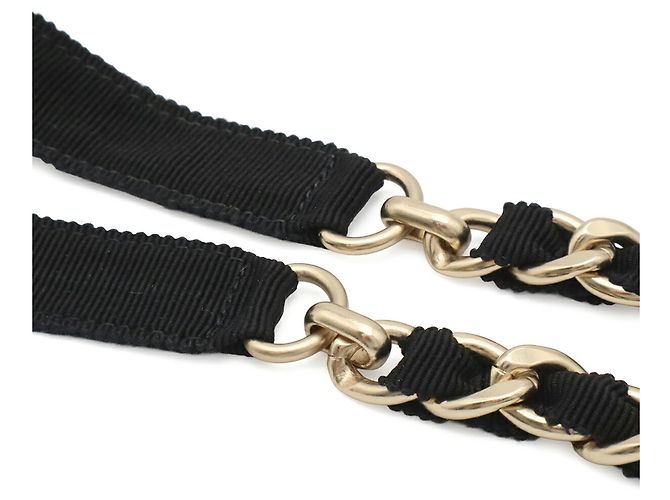 Cinturón de cadena CHANEL Coco Mark Negro - vista 4