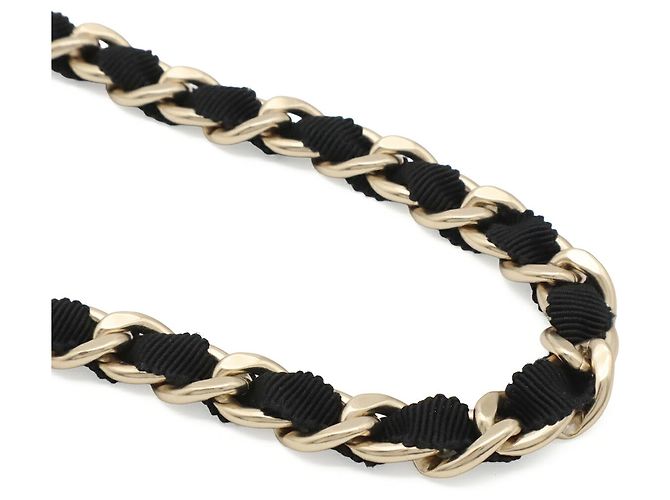 Cinturón de cadena CHANEL Coco Mark Negro - vista 5