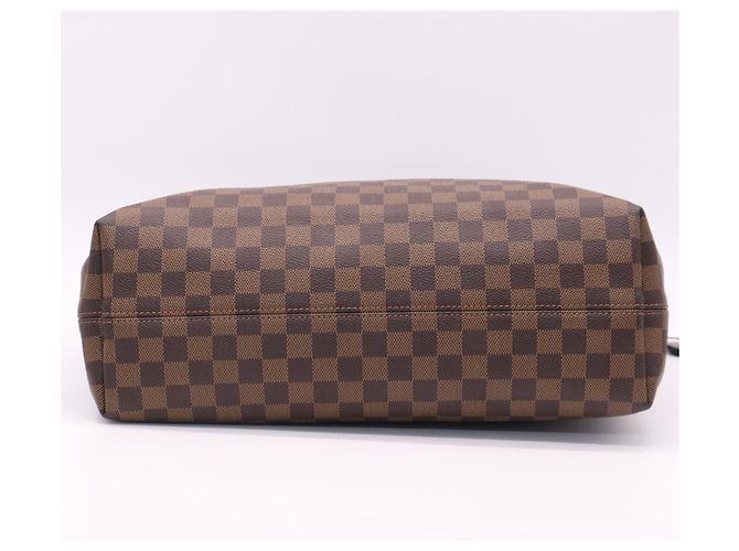Borsa Louis Vuitton Damier Graceful MM Marrone Beige - vista 8