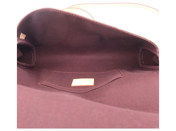 Borsa a tracolla Louis Vuitton Monogram Favorite MM Marrone Beige - vista 13