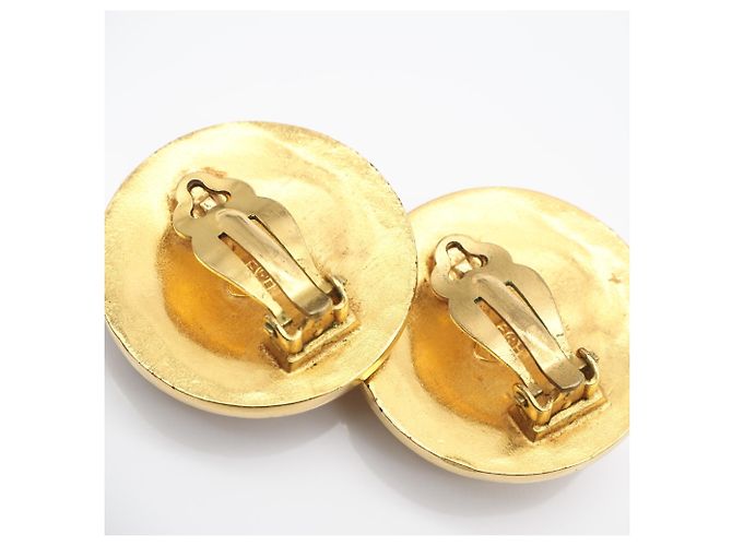 Orecchini a clip Chanel Coco Mark D'oro - vista 6