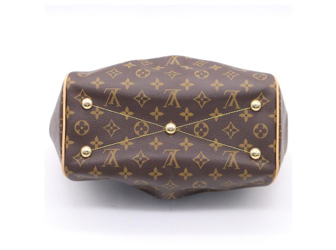 Borsa Louis Vuitton Monogram Tivoli PM Marrone Beige - vista 11