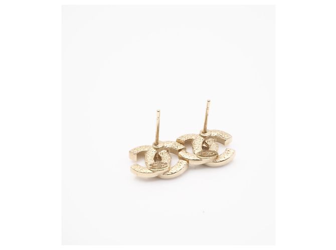 Orecchini a lobo Chanel Coco Mark con strass D'oro - vista 6