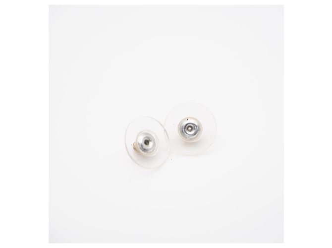 Orecchini a lobo Chanel Coco Mark con strass D'oro - vista 8