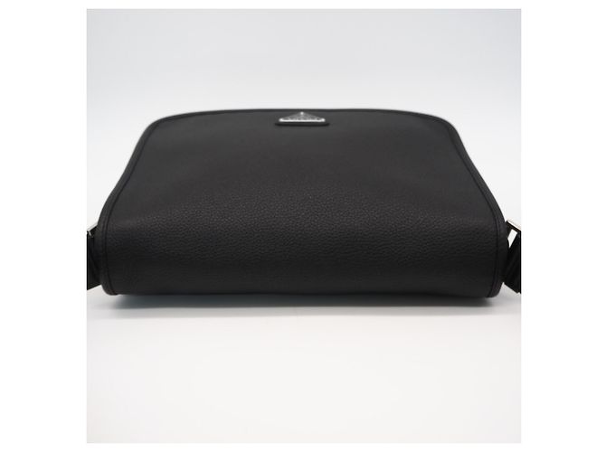 Borsa a tracolla Prada in pelle di vitello nera Nero - vista 5