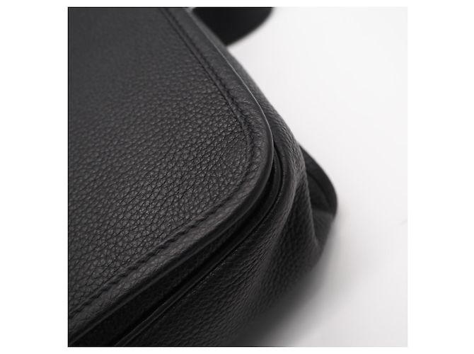 Borsa a tracolla Prada in pelle di vitello nera Nero - vista 9