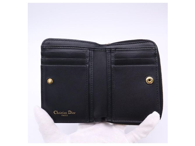 Cartera Christian Dior Caro Scarlet Negro - vista 12