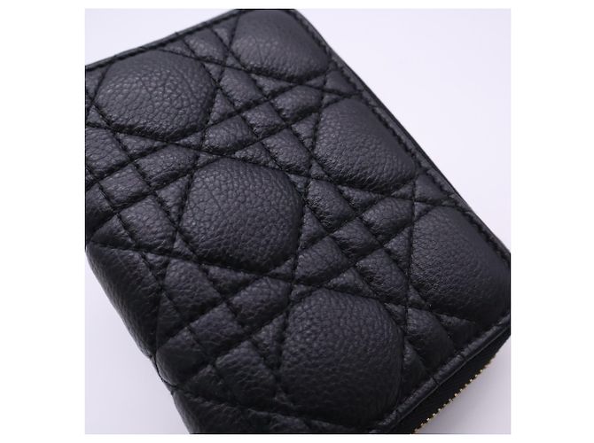 Cartera Christian Dior Caro Scarlet Negro - vista 8