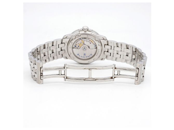 Orologio da uomo Blancpain Leman 2150-1127-71 Quadrante Bianco - vista 4