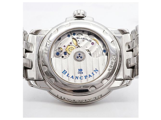 Orologio da uomo Blancpain Leman 2150-1127-71 Quadrante Bianco - vista 5