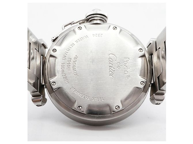 Orologio da uomo Cartier Pasha C W31043M7 Quadrante Nero - vue 5