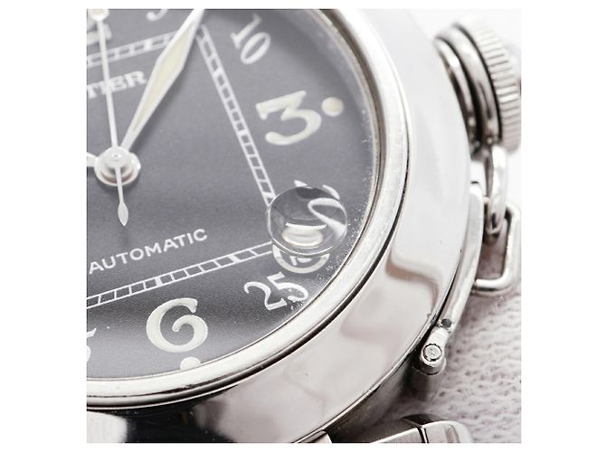 Orologio da uomo Cartier Pasha C W31043M7 Quadrante Nero - vue 7