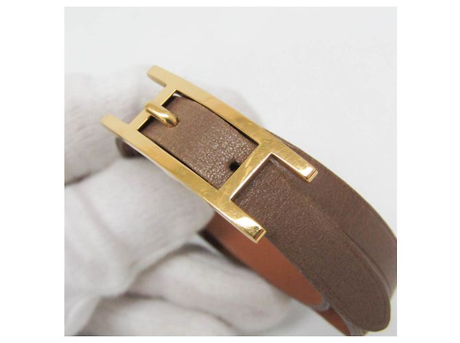 Hermès Hermes Hapi 3 Leather Beige - vista 5