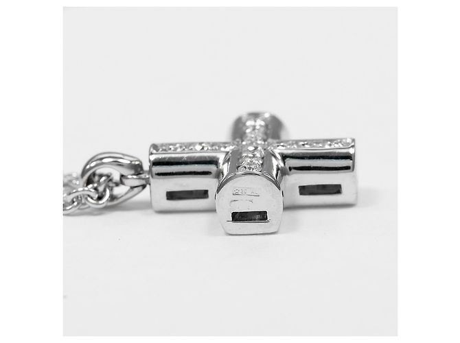 Bulgari Bvlgari Greek Cross 18K White Gold with Diamonds Argento - vista 4