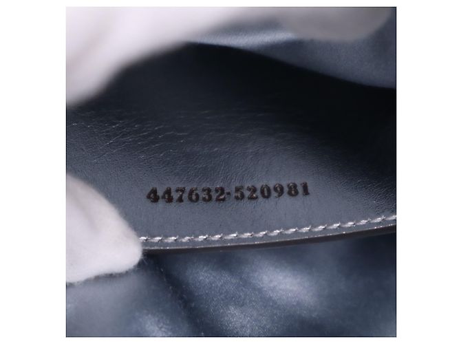 Borsa a spalla Small matelassé Gucci GG Marmont Blu - vista 19