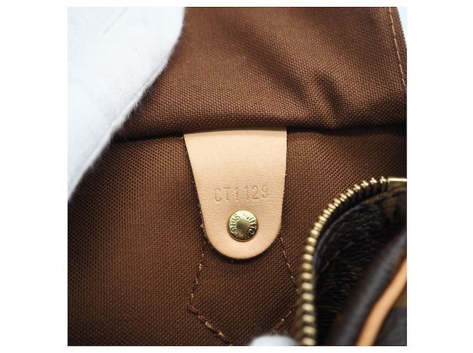 Borsa Louis Vuitton Monogram Speedy 30 Marrone Beige - vista 14