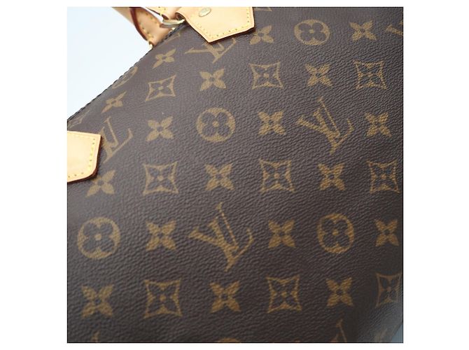 Borsa Louis Vuitton Monogram Speedy 30 Marrone Beige - vista 4