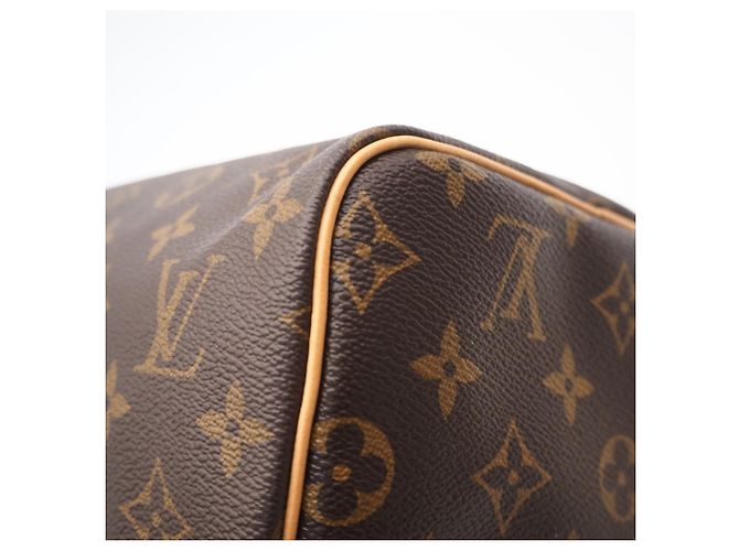 Borsa Louis Vuitton Monogram Speedy 30 Marrone Beige - vista 6