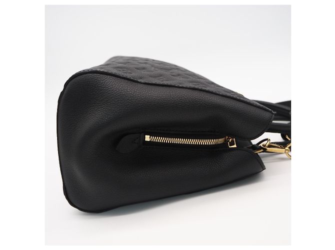 Borsa Louis Vuitton Monogram Empreinte Montaigne MM Noir Nero - vista 9