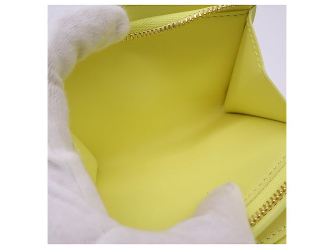 Louis Vuitton Mahina Portefeuille Iris Compact Wallet Blu Giallo - vista 14